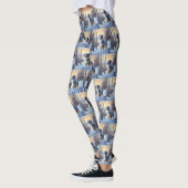 Australische Herder Laat het Sneeuwen Kerstmis Leggings (Links)