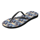 Australische Herder Laat het Sneeuwen Kerstmis Teenslippers (Schuin)