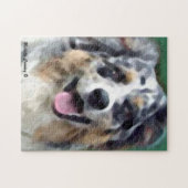 australische herder legpuzzel (Horizontaal)