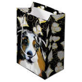Australische Herder Medium Cadeauzakje (Voorkant Gekanteld)