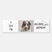 Australische herder Merle Bumpersticker (Voorkant)