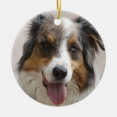 Australische herder Merle Keramisch Ornament (Voorkant)