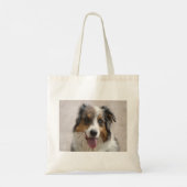 Australische herder Merle Tote Bag (Achterkant)