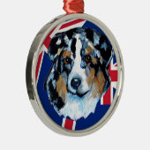 AUSTRALISCHE HERDER METALEN ORNAMENT (Rechts)