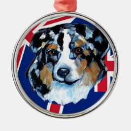 AUSTRALISCHE HERDER METALEN ORNAMENT