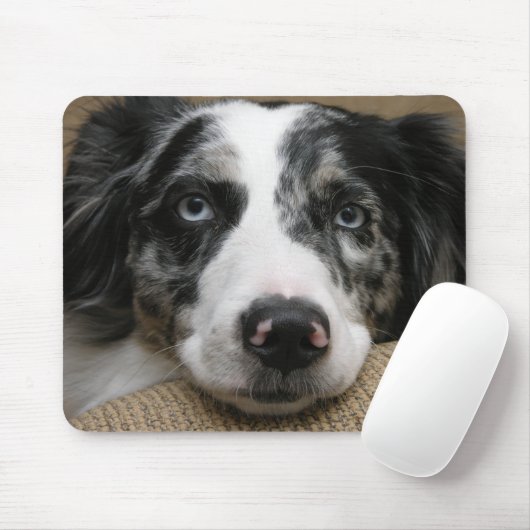 Australische herder Mousepad Muismat (Met muis)