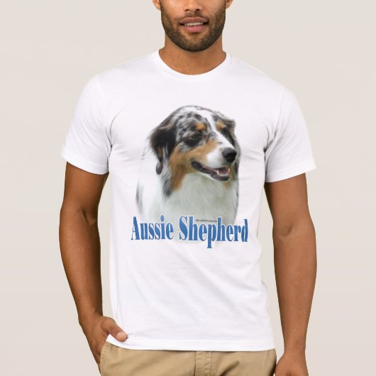Australische Herder Naam T-shirt (Voorkant)