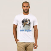 Australische Herder Naam T-shirt (Voorkant volledig)