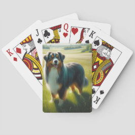 Australische Herder Pokerkaarten