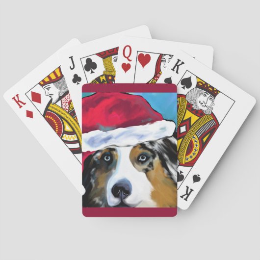 Australische Herder  Pokerkaarten (Achterkant)