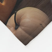 Australische herder pompoenen Halloween eng Fleece Deken (Hoek)