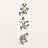 Australische herder pooia yoga mat (Voorkant)