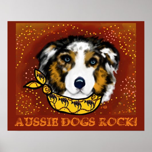 AUSTRALISCHE HERDER      POSTER (Voorkant)