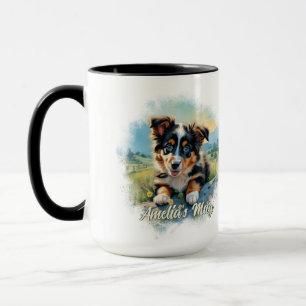 Australische Herder Puppy Mok