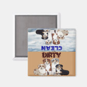 Australische Herder Puppy Vaatwasser Magnet (Voorkant / Achterkant)