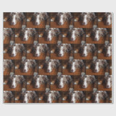 australische herder red merle plat leggen cadeaupapier (Vlak)