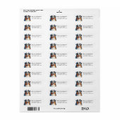 Australische Herder Retouradreslabels Etiket (Full Sheet)