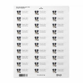 Australische Herder Retouradreslabels Etiket (Full Sheet)