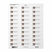 Australische Herder Retouradreslabels Etiket (Full Sheet)