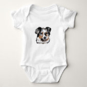 Australische Herder Romper (Voorkant)