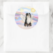Australische Herder Ronde Sticker (Tas)