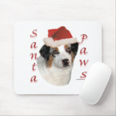 Australische herder Santa Paws Muismat (Met muis)