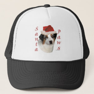 Australische herder Santa Paws Trucker Pet