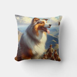 Australische herder schilderij Kussen