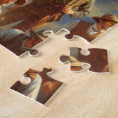 Australische herder schilderij Legpuzzel (Zijkant)