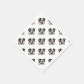 Australische Herder Servetten (Hoek)