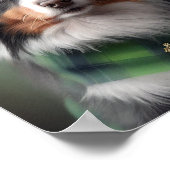 Australische herder Sint Patrick Poster (Hoek)