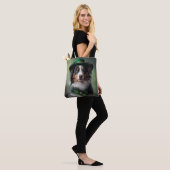 Australische herder Sint Patrick Tote Bag (Op model)