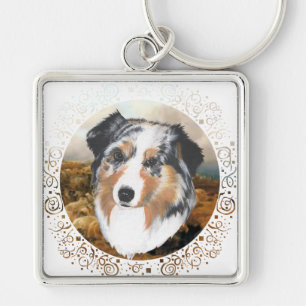 Australische Herder Sleutelhanger