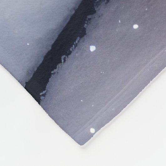 Australische herder sneeuwslee kerstdecor fleece deken (Hoek)