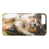 Australische herder speelt met bal Case-Mate iPhone case (Achterkant (Horizontaal))