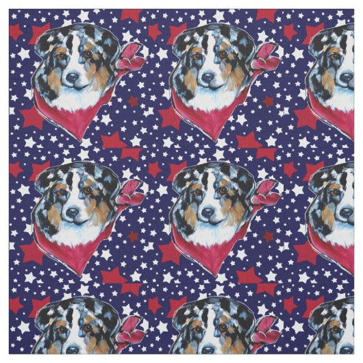 Australische Herder Stof (Swatch)