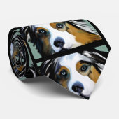 AUSTRALISCHE HERDER  STROPDAS (Opgerold)