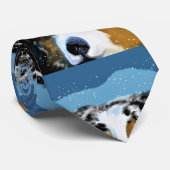 AUSTRALISCHE HERDER    STROPDAS (Opgerold)