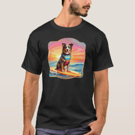 Australische herder Surfing Dog T-shirt