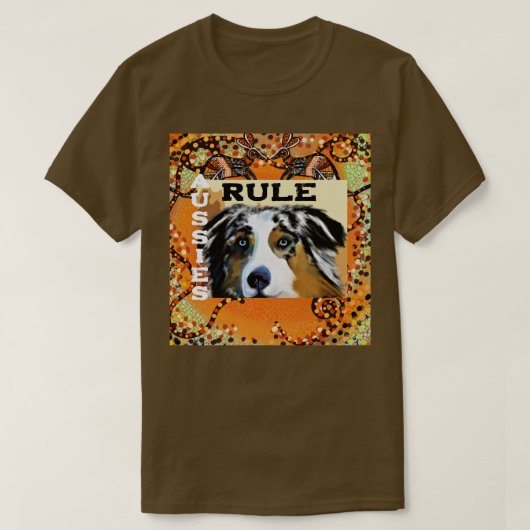 AUSTRALISCHE HERDER T-SHIRT (Design voorkant)