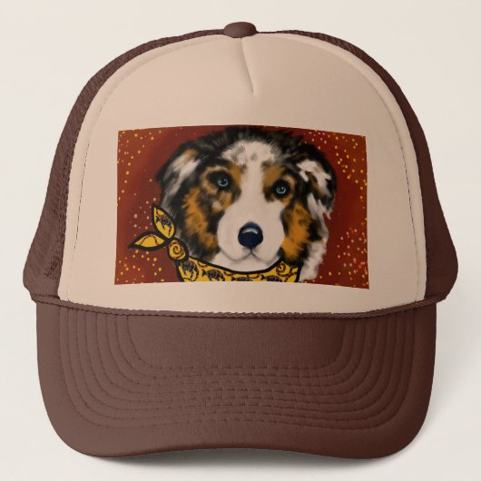 AUSTRALISCHE HERDER   TRUCKER PET (Voorkant)
