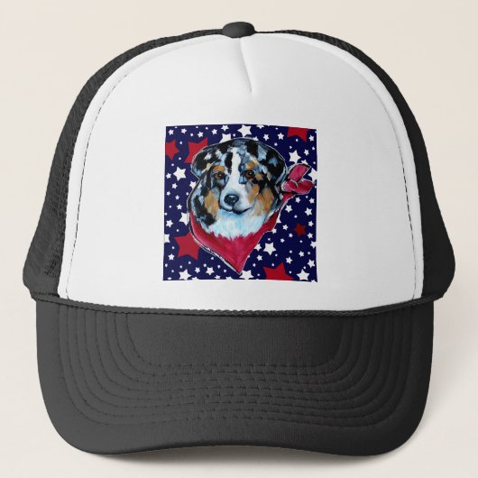 AUSTRALISCHE HERDER TRUCKER PET (Voorkant)