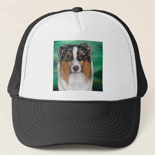 Australische Herder Trucker Pet (Voorkant)
