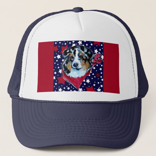 AUSTRALISCHE HERDER TRUCKER PET (Voorkant)