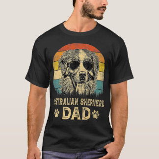  Australische herder vader Hondenliefhebbers vader T-shirt