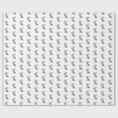 Australische herder verjaardag cadeaupapier (Vlak)