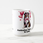 Australische herder verliefd koffiemok (Voorkant rechts)