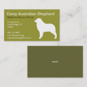 Australische Herder Visitekaartje (Voorkant / Achterkant)