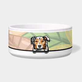 Australische herder, voedsel of drink voerbakje