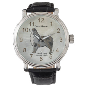 Australische herder "Watch Dog" Horloge